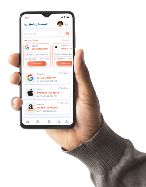 Agarwal app — detail and interaction screens