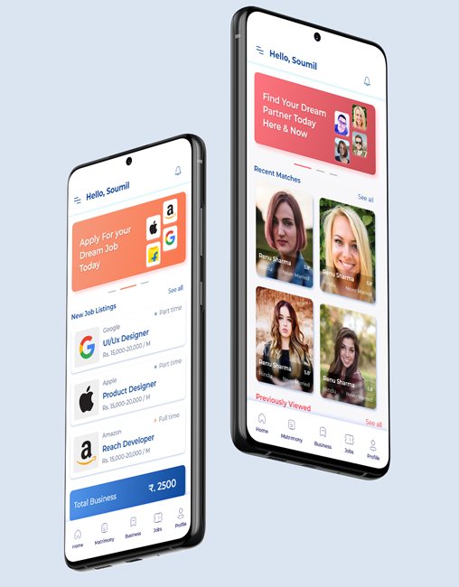 Agarwal Community App screens