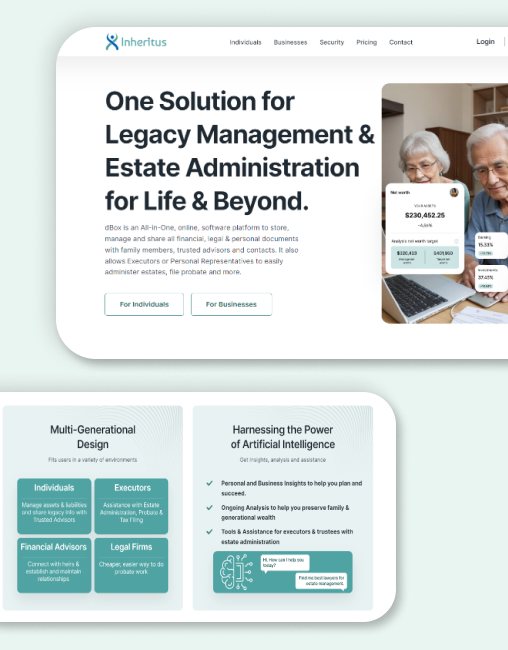 Inheritus estate management website